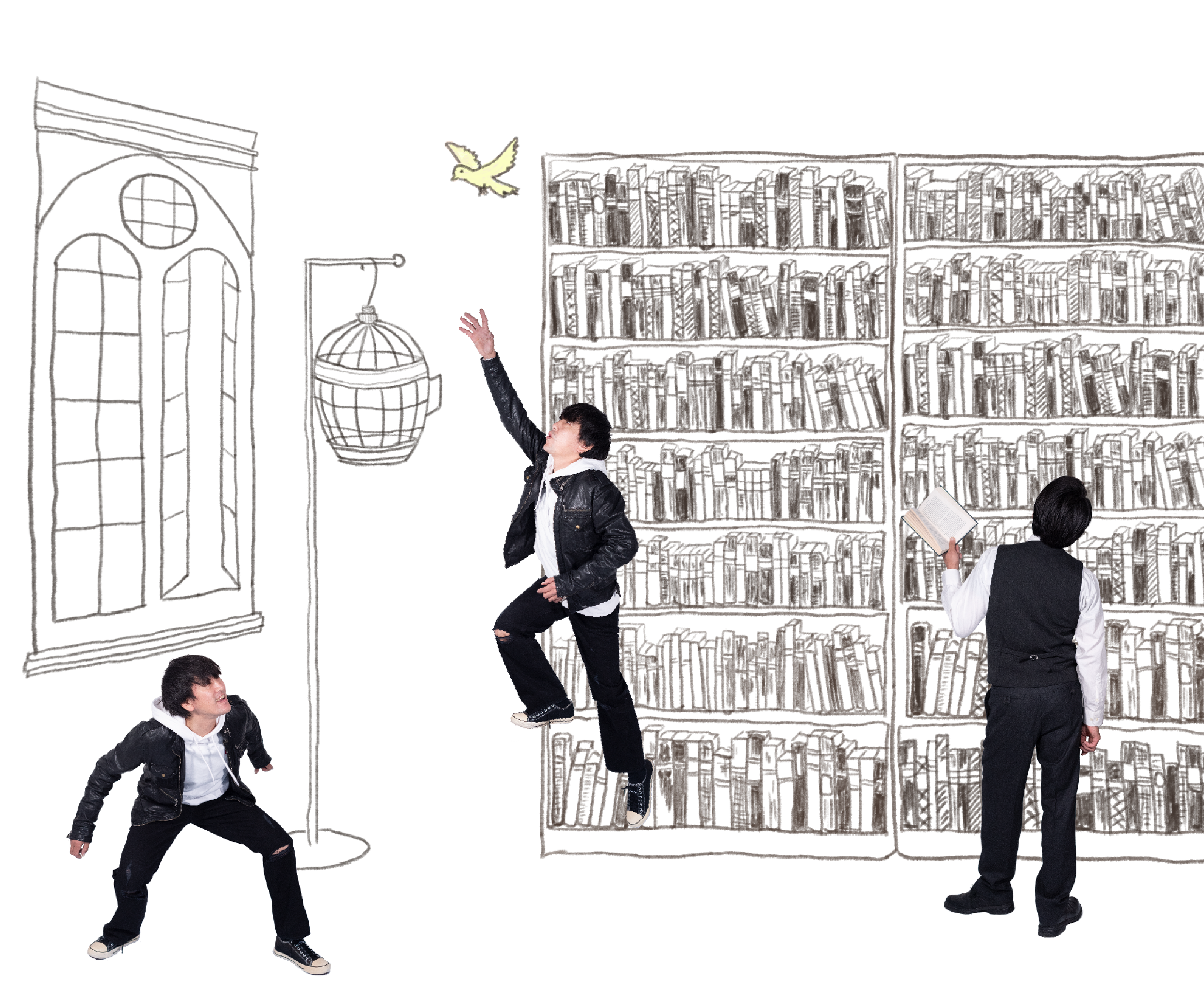 井上幸太郎・図書館