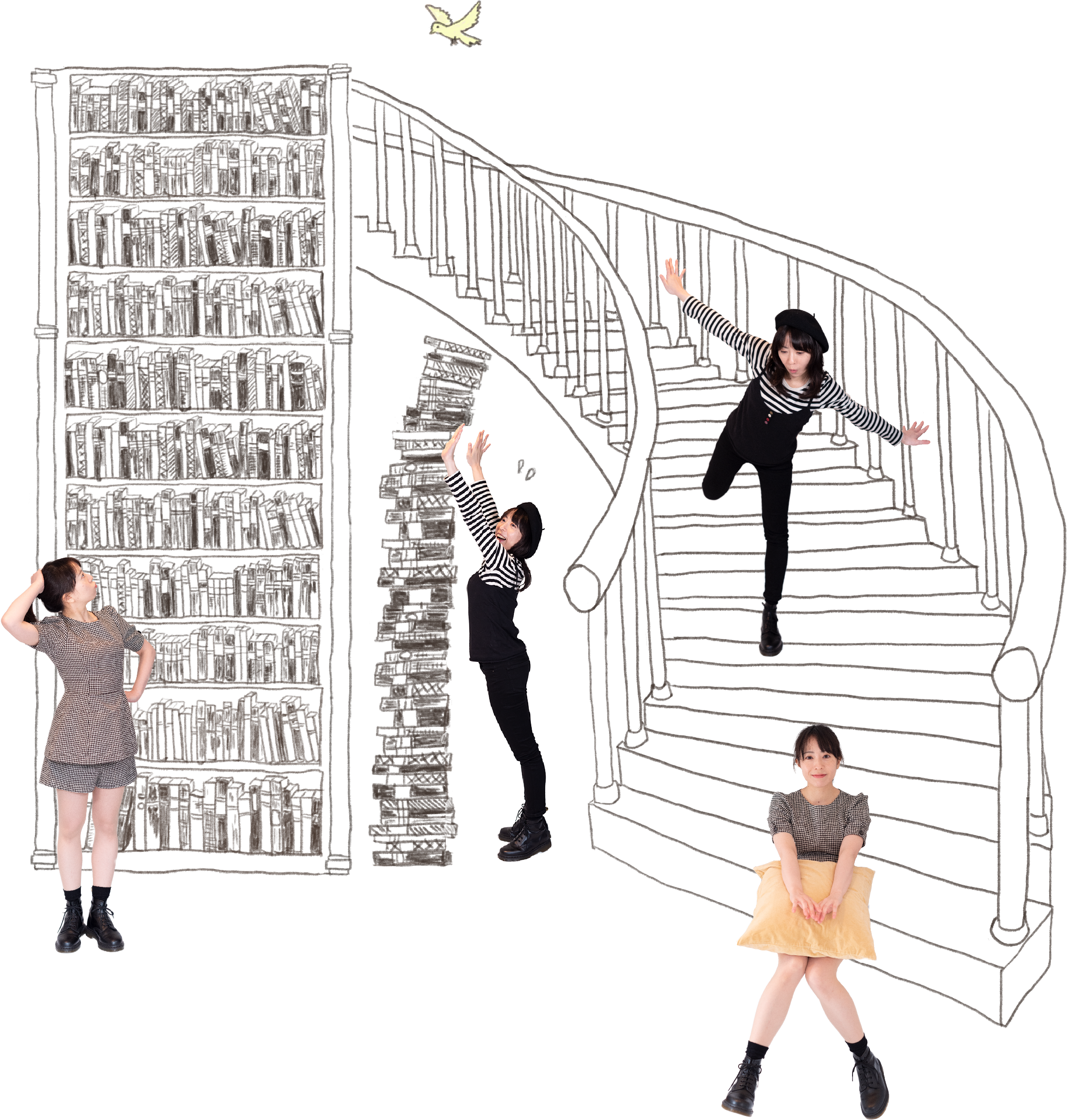 斉藤麻衣子・図書館