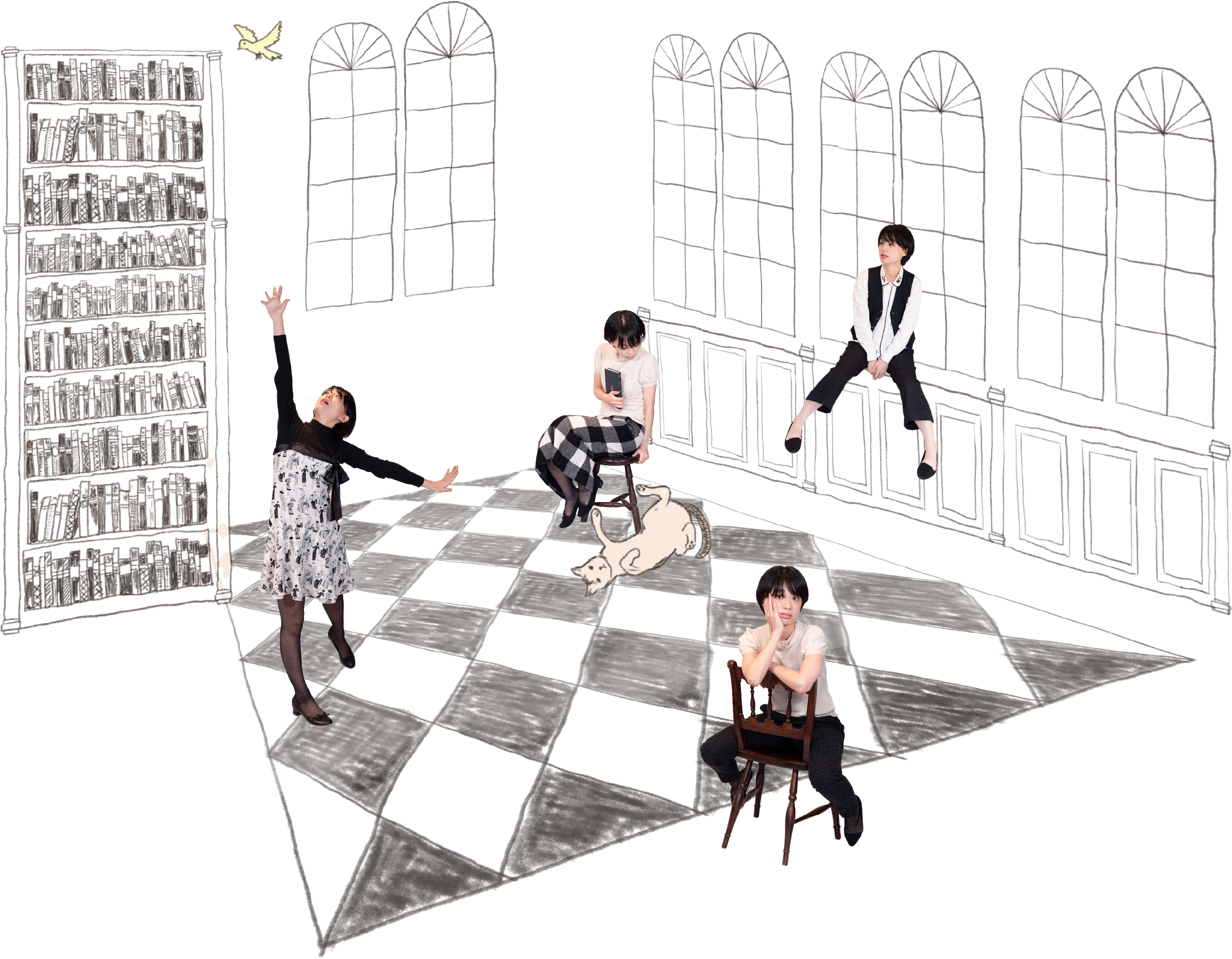 松本みゆき・図書館