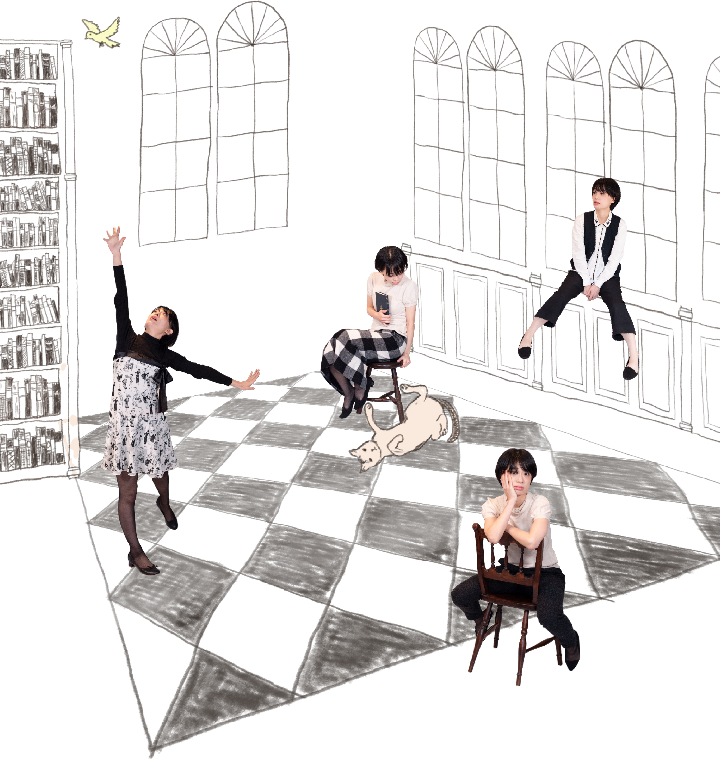 松本みゆき・図書館