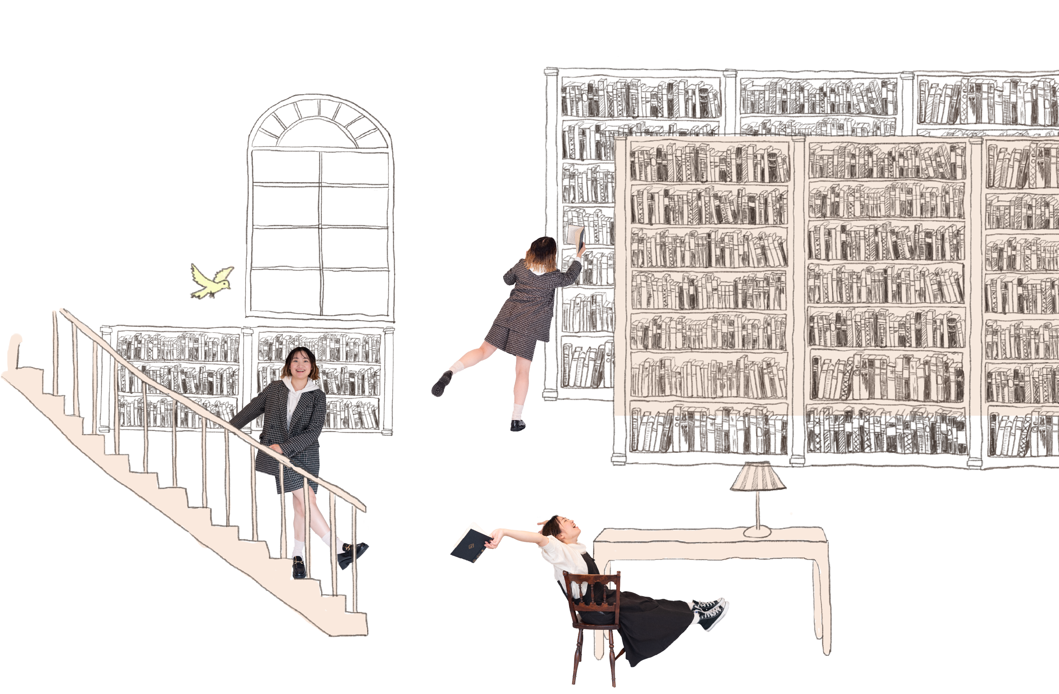 森田あや・図書館